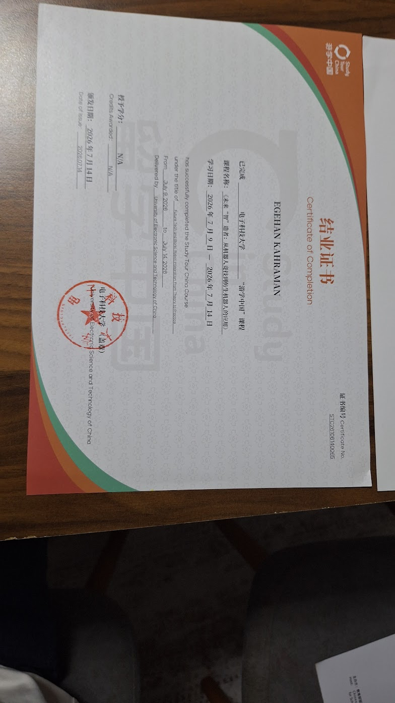 Certificate of Completion